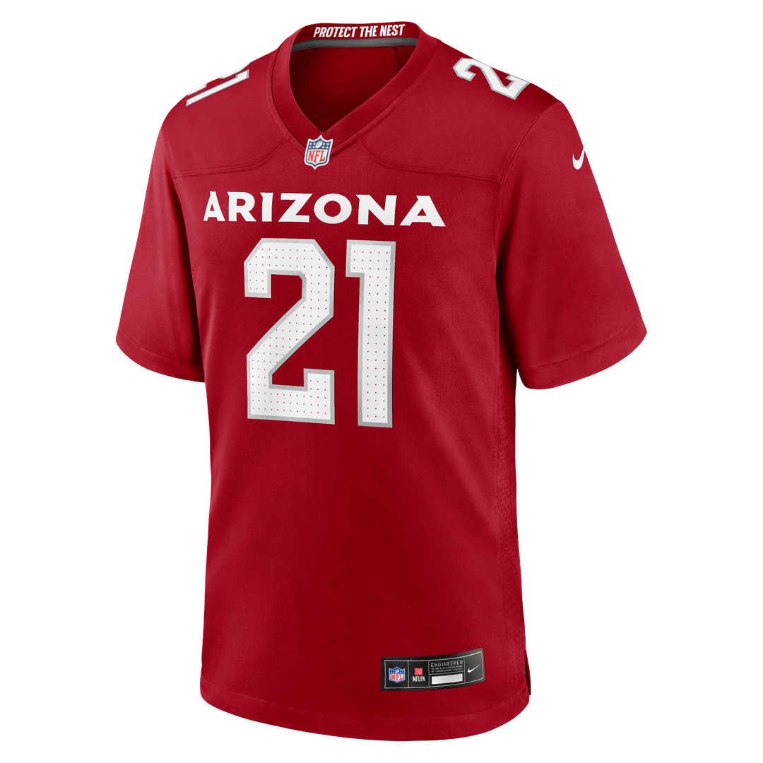 Arizona Cardinals Garrett Williams Nike Cardinal Game Jersey product image 2, provided for visual reference and product