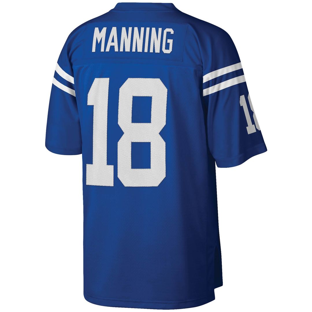 Indianapolis Colts Peyton Manning Mitchell & Ness White Legacy Replica Jersey product image 9, provided for visual reference