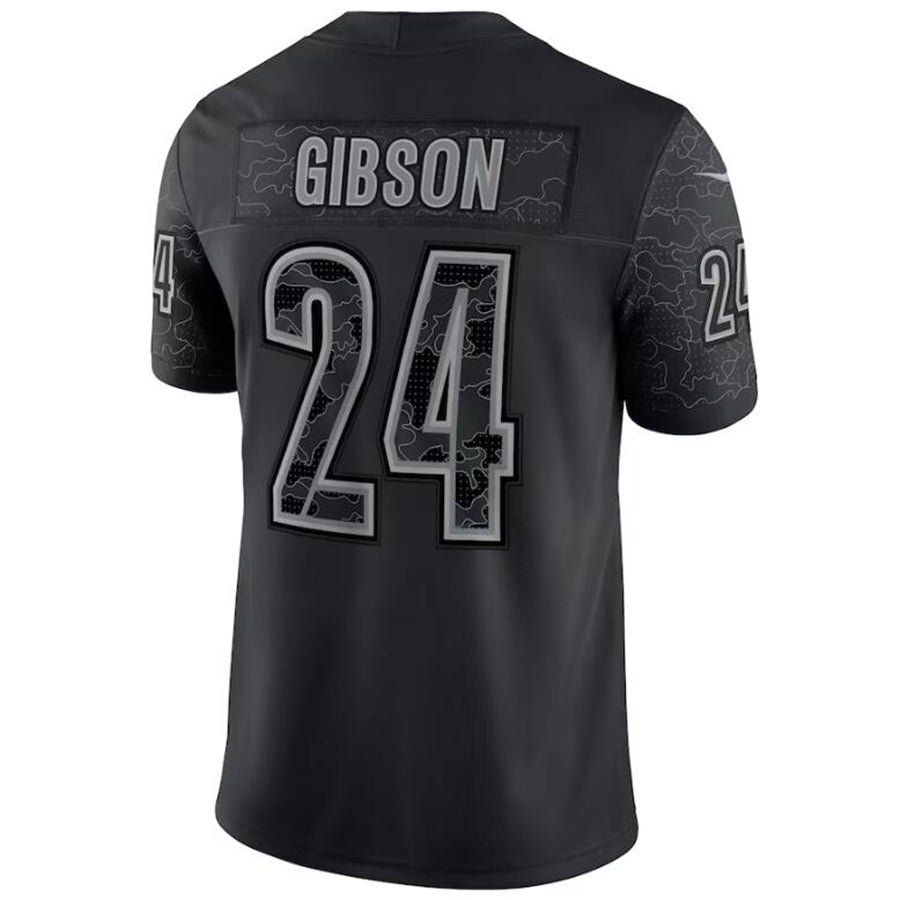 W.Commanders #24 Antonio Gibson Black Stitched Player Game product image 1