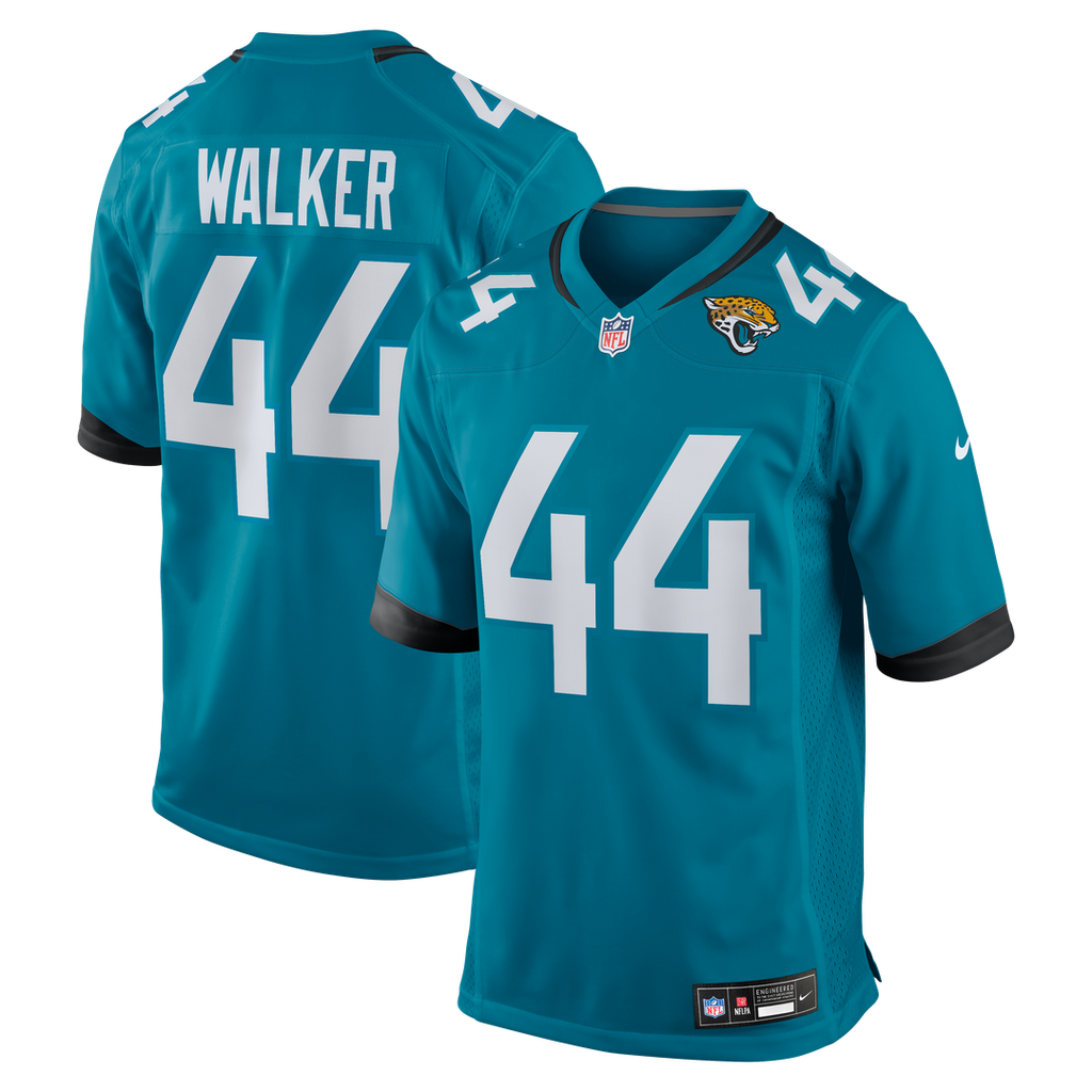 Jacksonville Jaguars Travon Walker Nike Black Player Game Jersey product image 13, provided for visual reference and product