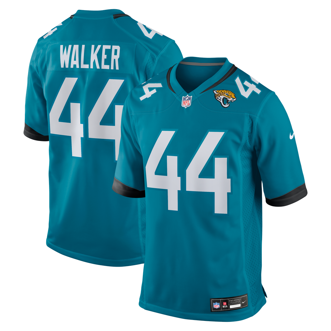 Jacksonville Jaguars Travon Walker Nike Black Player Game Jersey product image 13, provided for visual reference and product