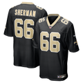 New Orleans Saints William Sherman Nike Black Team Game Jersey product image 1, provided for visual reference and product