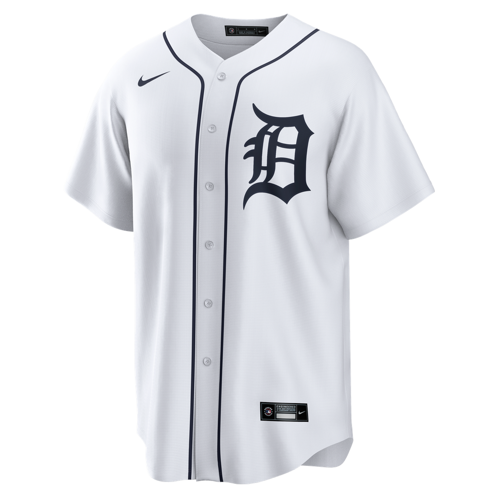 Detroit Tigers Kevin McGonigle Nike White Home Replica Jersey product image 2, provided for visual reference and product