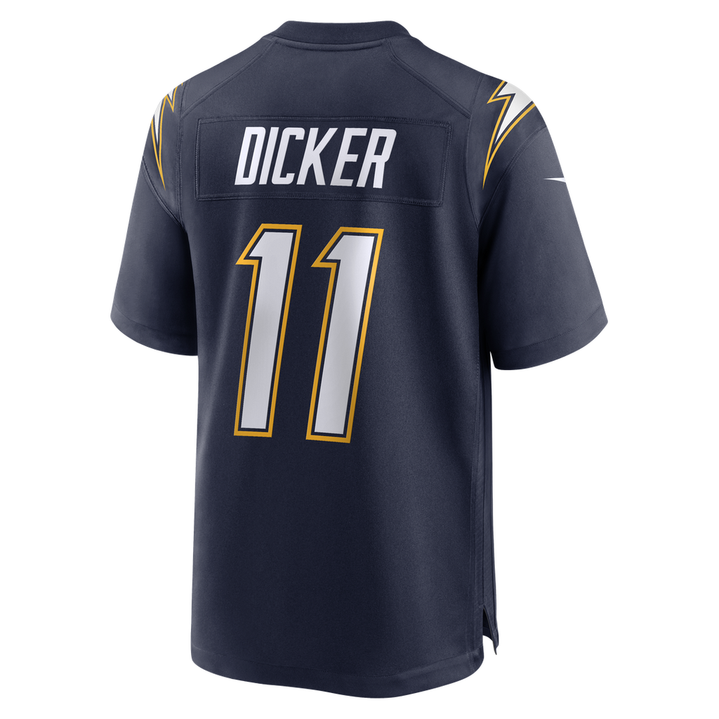 Los Angeles Chargers Cameron Dicker Nike Navy Alternate Game Jersey product image 3, provided for visual reference and