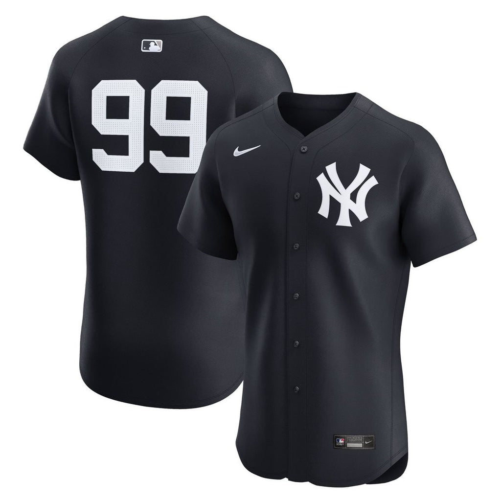 New York Yankees Aaron Judge Nike Navy Alternate 1 Elite Player Jersey product image 7, provided for visual reference and