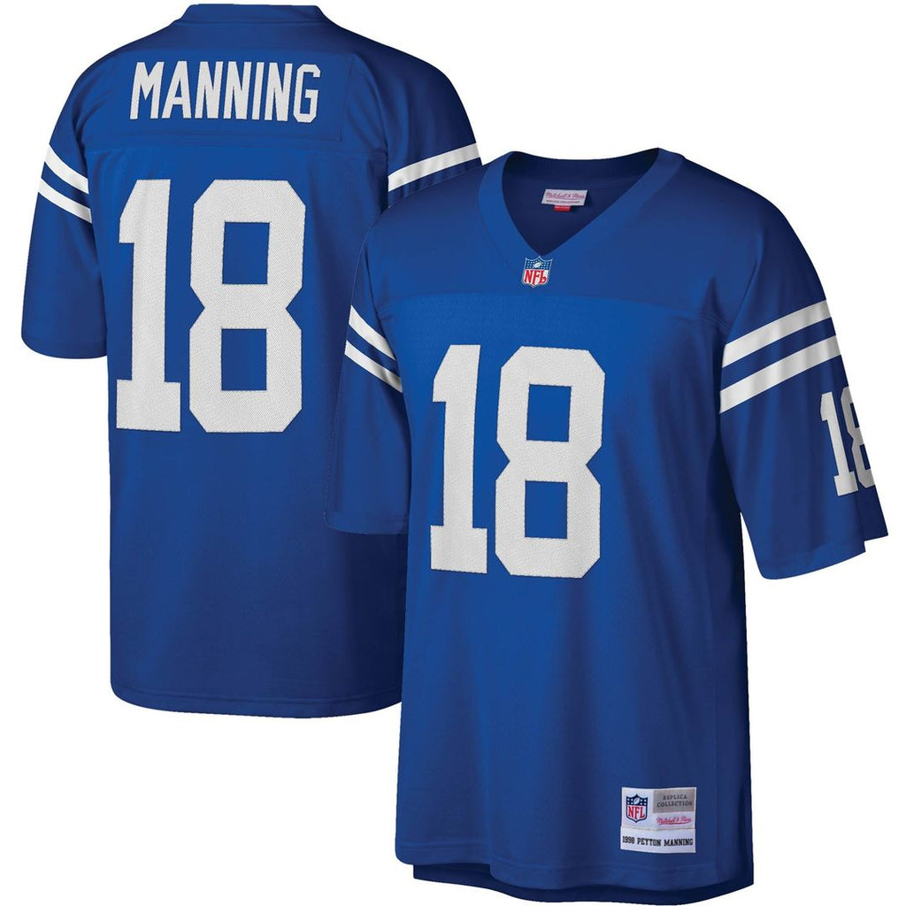 Indianapolis Colts Peyton Manning Mitchell & Ness White Legacy Replica Jersey product image 7, provided for visual reference