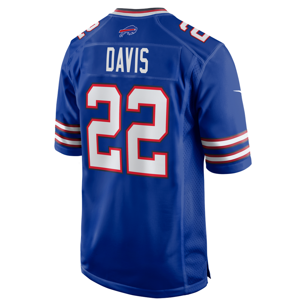 Buffalo Bills Ray Davis Nike Royal Game Jersey product image 3, provided for visual reference and product detail review