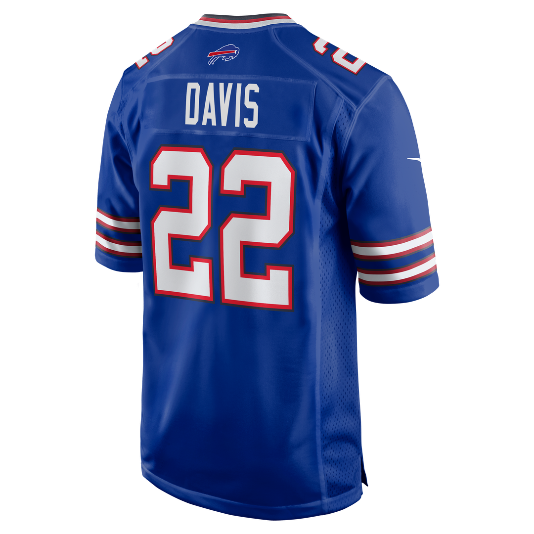 Buffalo Bills Ray Davis Nike Royal Game Jersey product image 3, provided for visual reference and product detail review