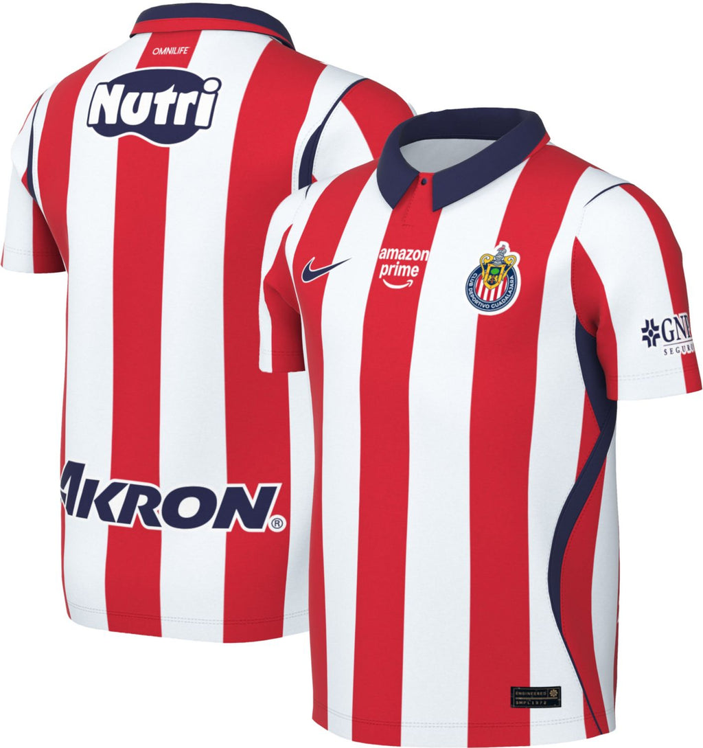 Nike 26/27 Chivas Youth Home JSY IU7775 101 product image 1, provided for visual reference and product detail review