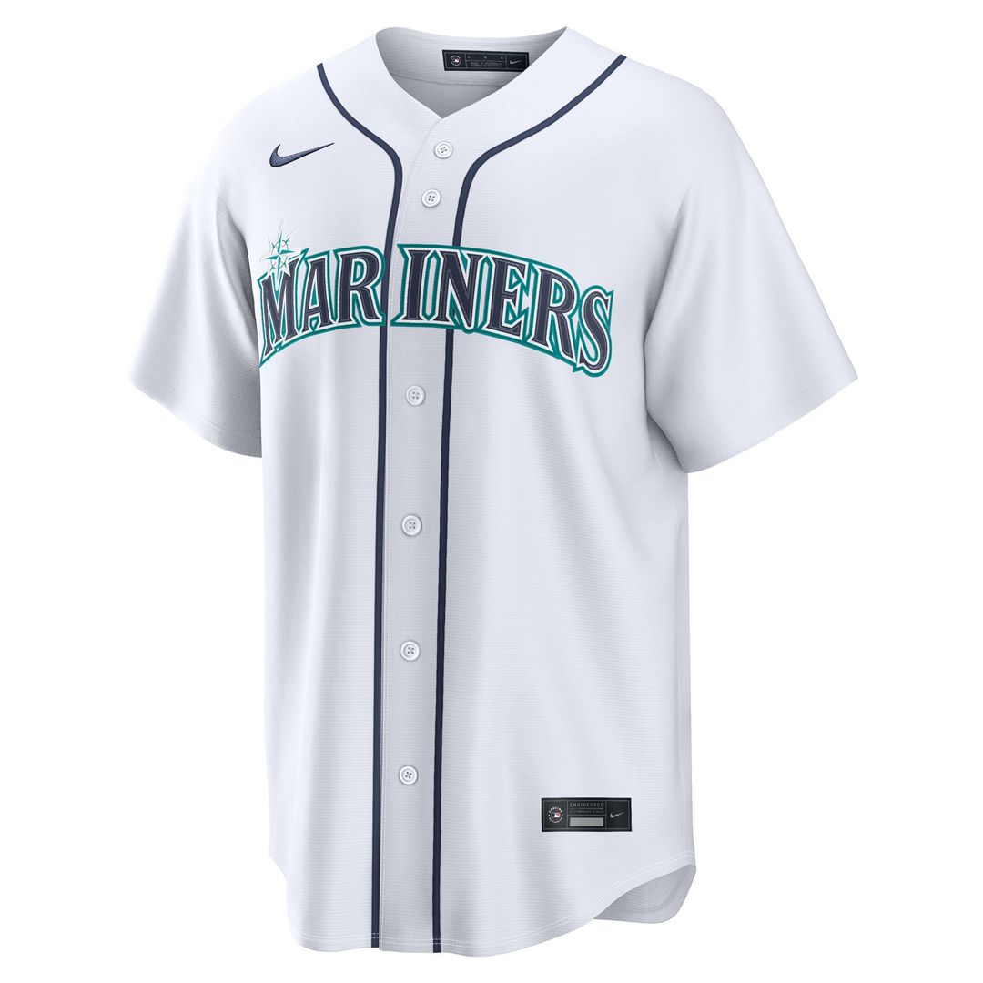 Seattle Mariners Cole Young Nike White Home Replica Jersey product image 2, provided for visual reference and product detail