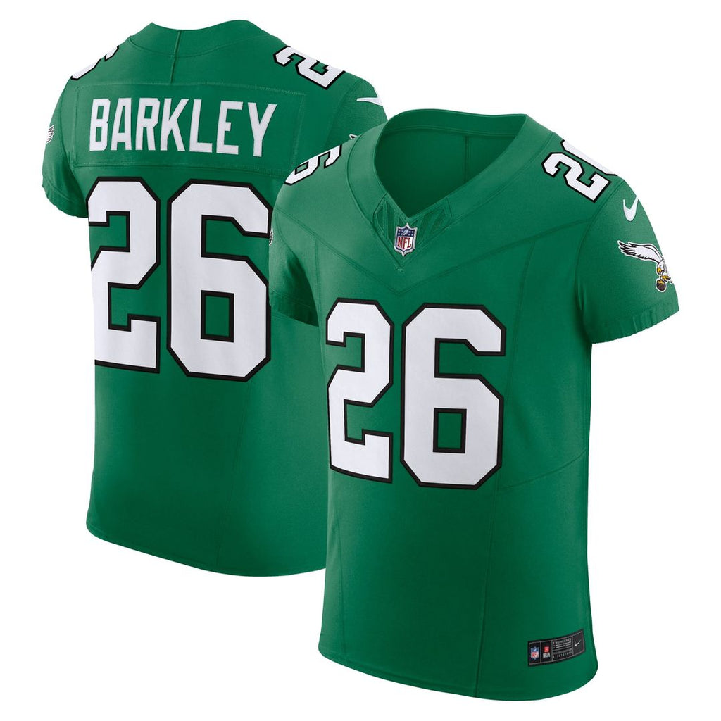 Philadelphia Eagles Saquon Barkley Nike Black Alternate Vapor F.U.S.E. Elite Jersey product image 27, provided for visual