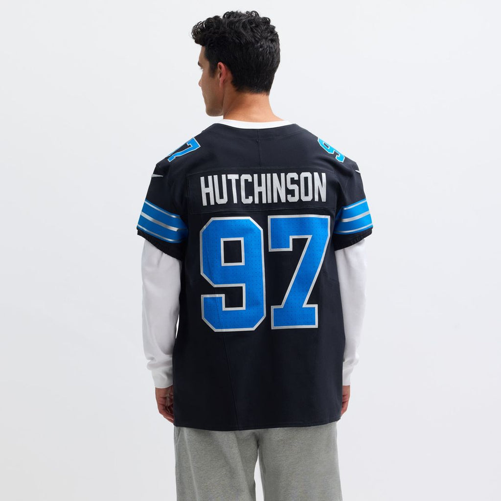 Detroit Lions Aidan Hutchinson Nike Black Alternate Vapor F.U.S.E. Elite Jersey product image 5, provided for visual