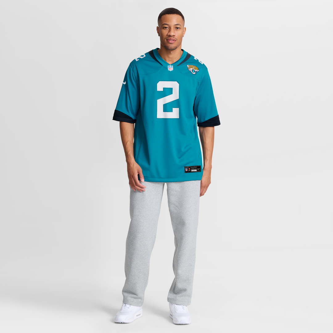 Jacksonville Jaguars Jourdan Lewis Nike Teal Team Game Jersey product image 7, provided for visual reference and product