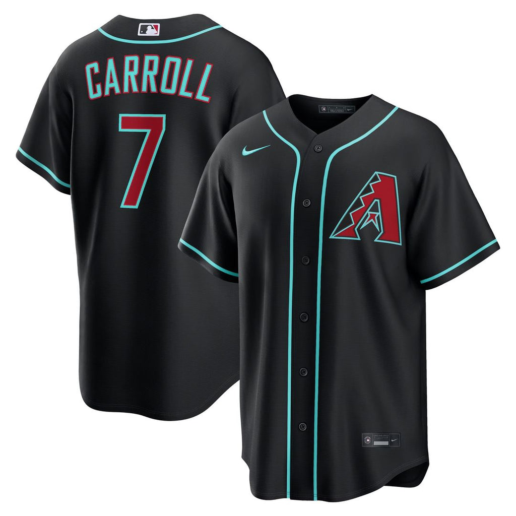 Arizona Diamondbacks Corbin Carroll Nike Crimson Alternate 2 Replica Jersey product image 40, provided for visual reference
