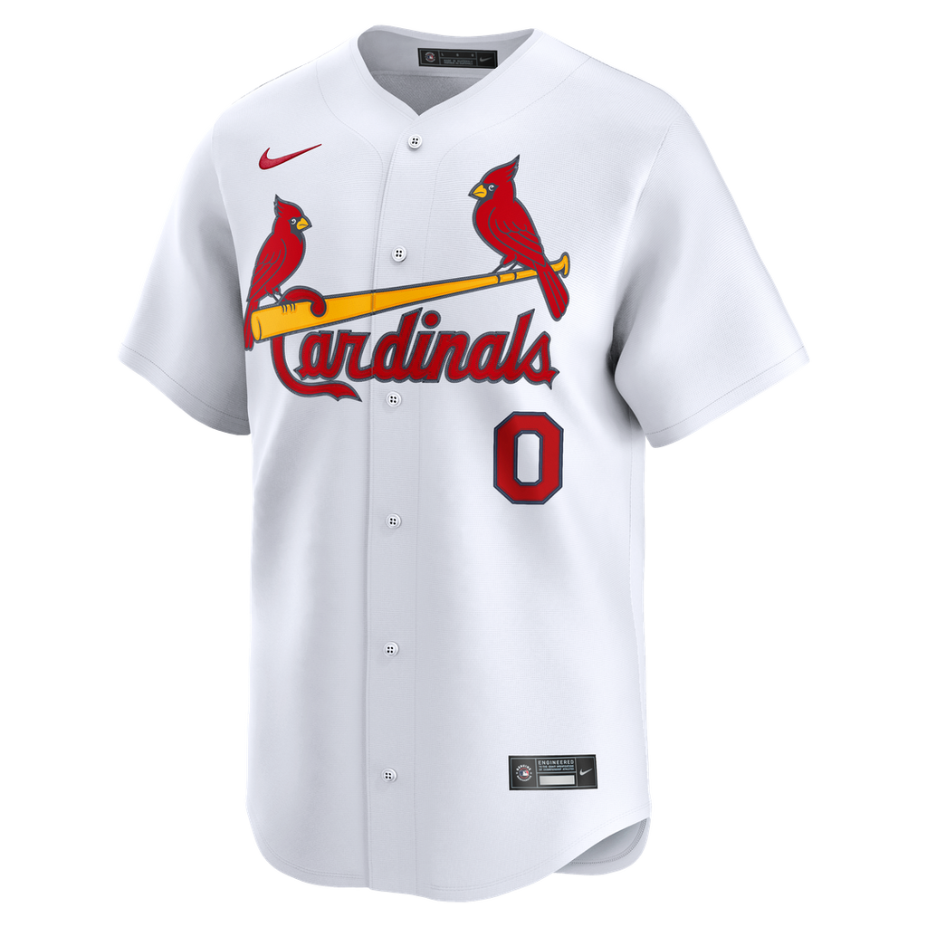 St. Louis Cardinals Masyn Winn Nike White Home Limited Jersey product image 6, provided for visual reference and product