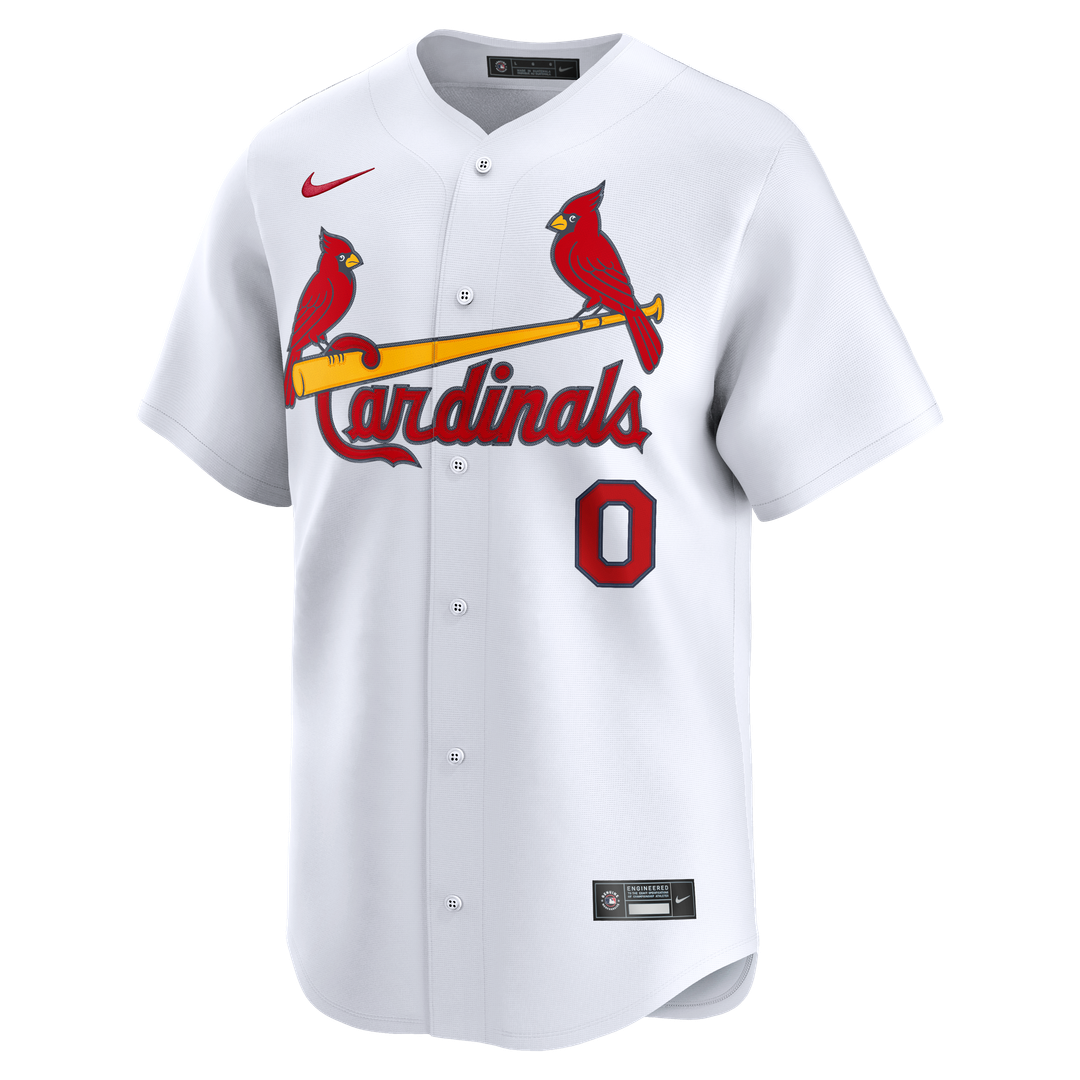 St. Louis Cardinals Masyn Winn Nike White Home Limited Jersey product image 6, provided for visual reference and product