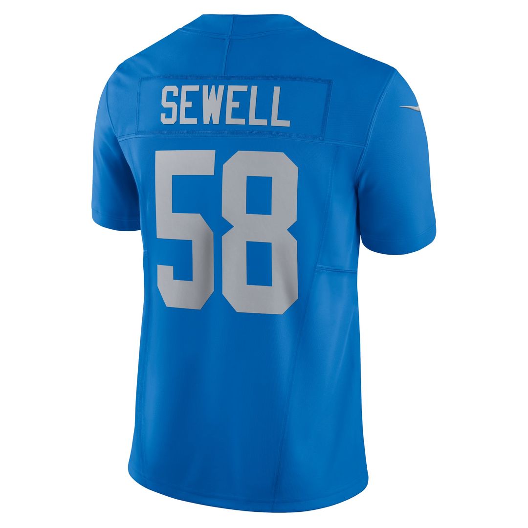 Detroit Lions Penei Sewell Nike Black Vapor F.U.S.E. Alternate Limited Jersey product image 9, provided for visual reference