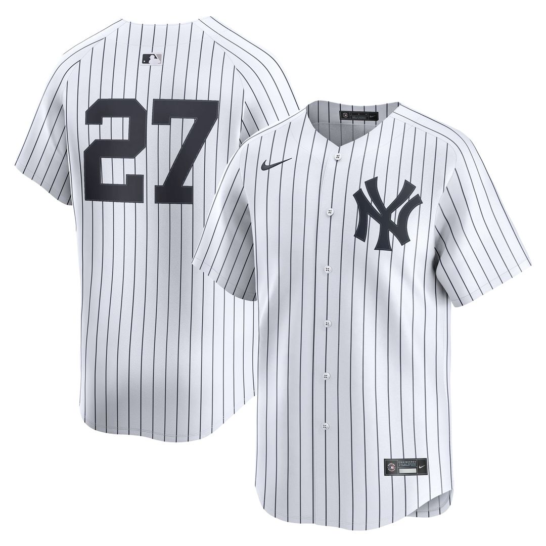 New York Yankees Giancarlo Stanton Nike White Home Limited Player Jersey product image 1, provided for visual reference and