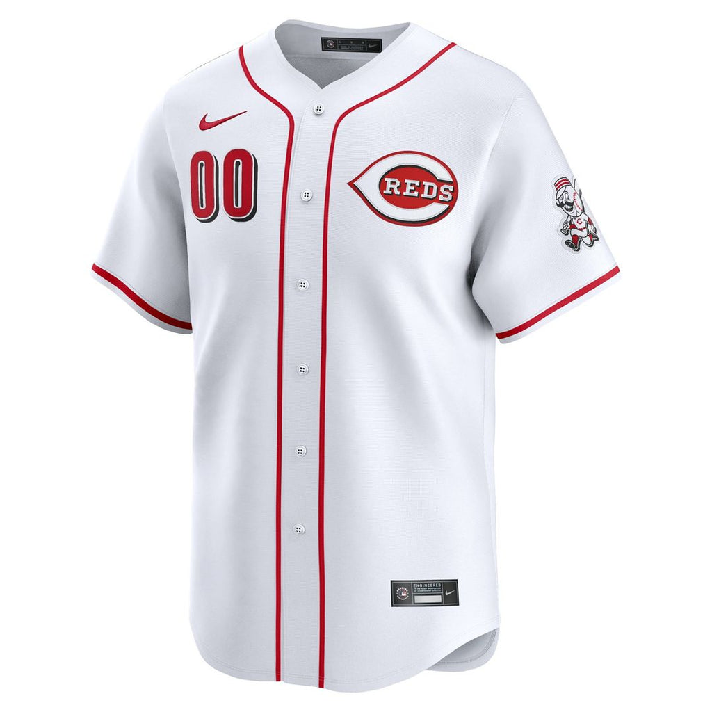 Cincinnati Reds Nike White Home Limited Pick-A-Player Retired Roster Jersey product image 2, provided for visual reference