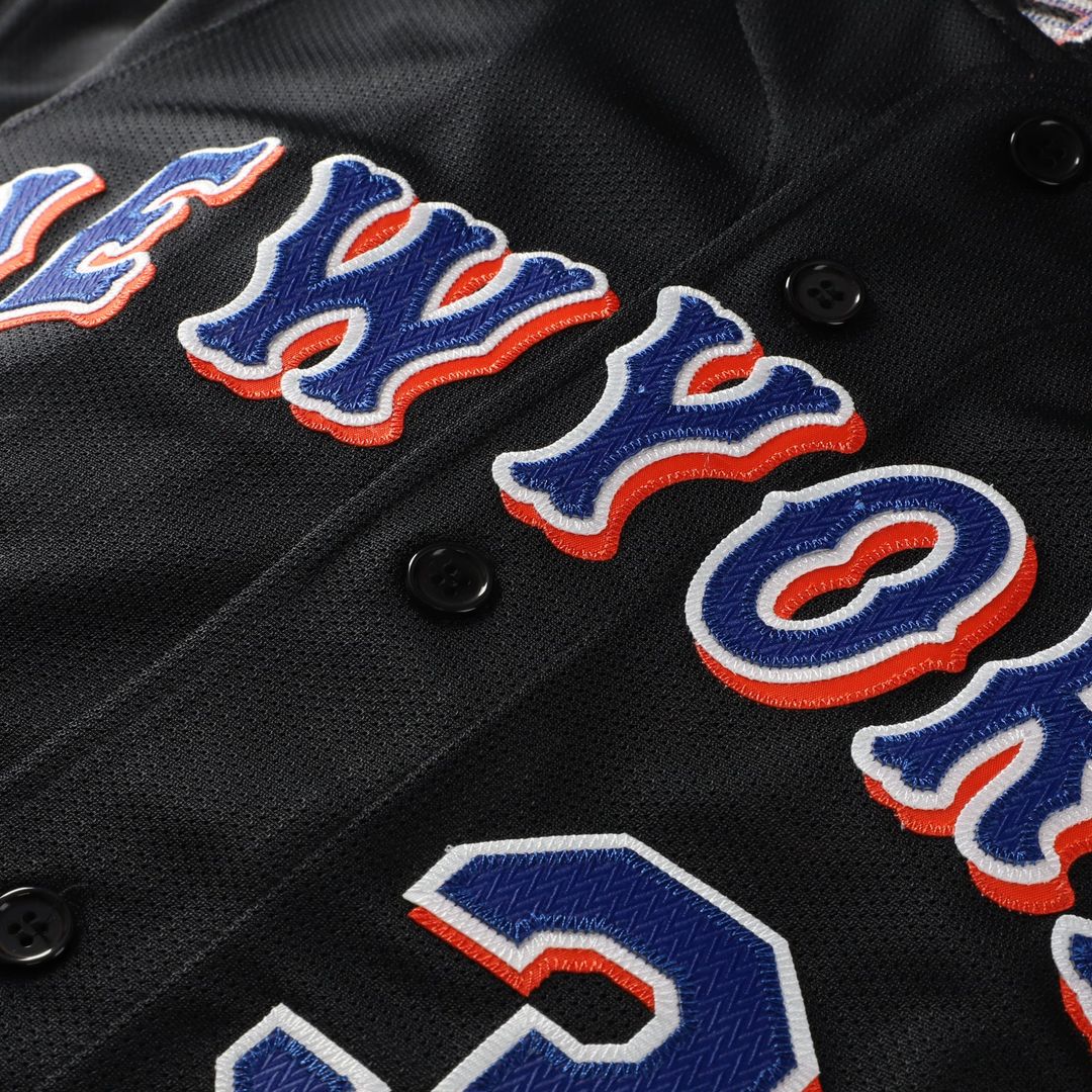 New York Mets Mike Piazza Mitchell & Ness Black Cooperstown Collection 2000 Batting Practice Jersey product image 4,