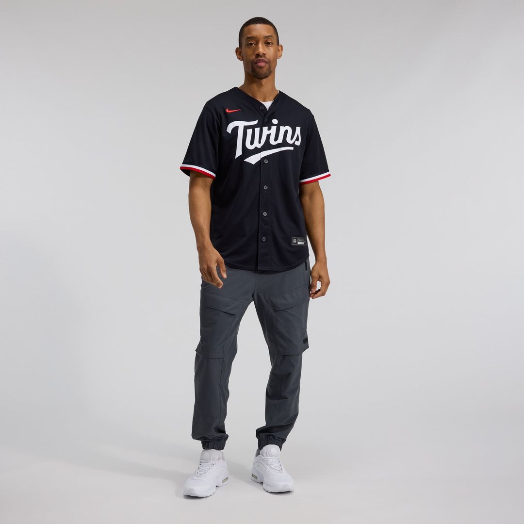 Minnesota Twins Nike Navy Alternate Replica Jersey product image 3, provided for visual reference and product detail review