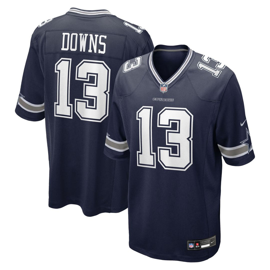 Dallas Cowboys Caleb Downs Nike Navy Team Game Jersey product image 9, provided for visual reference and product detail