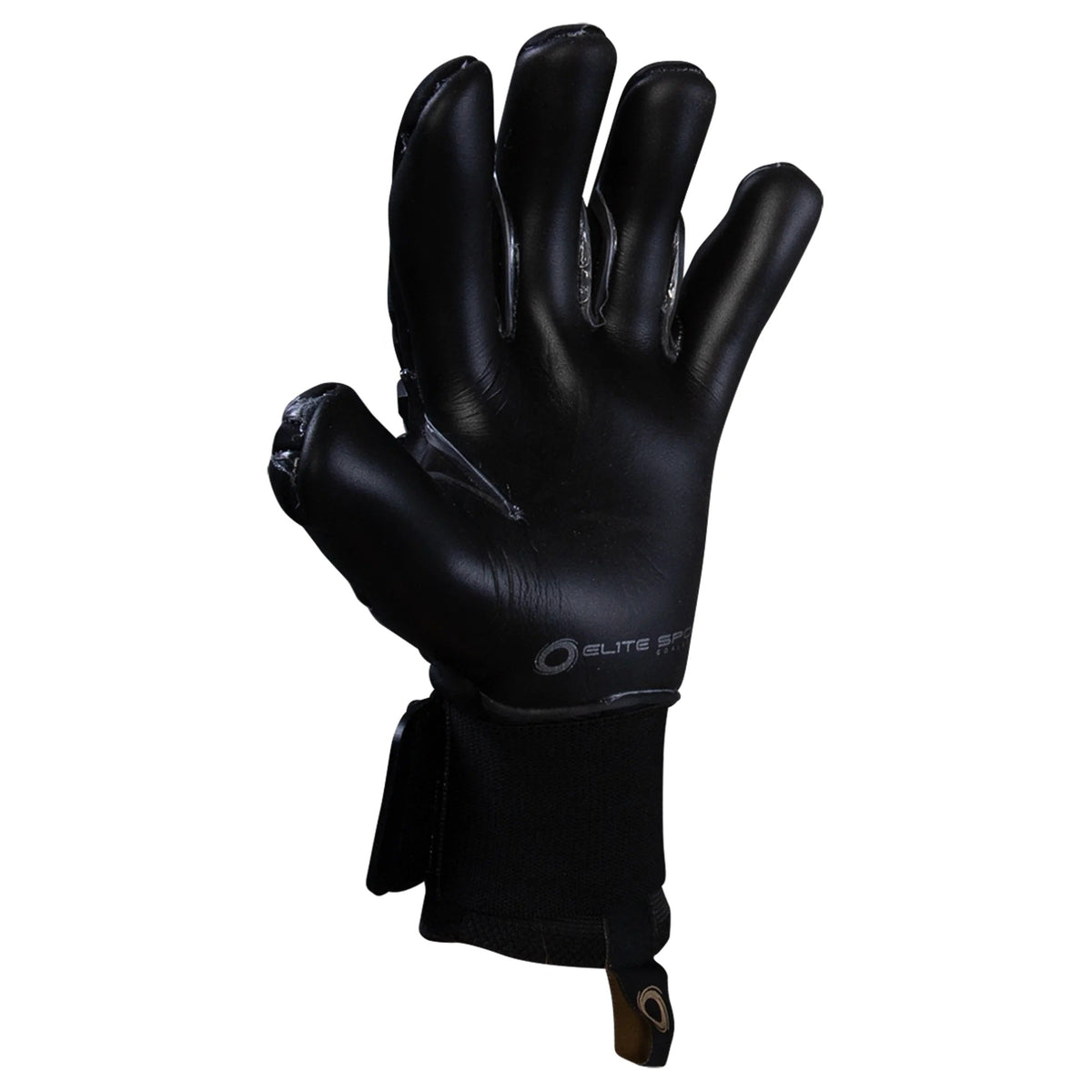 ELITE SPORT Revolution II Blackout Goalkeeper Gloves product image 2, provided for visual reference and product detail review