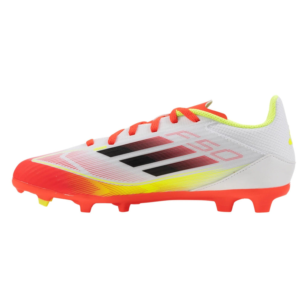 Adidas Jr F50 League FG/MG Firm Ground Soccer Cleat IE3747 product image 2, provided for visual reference and product detail