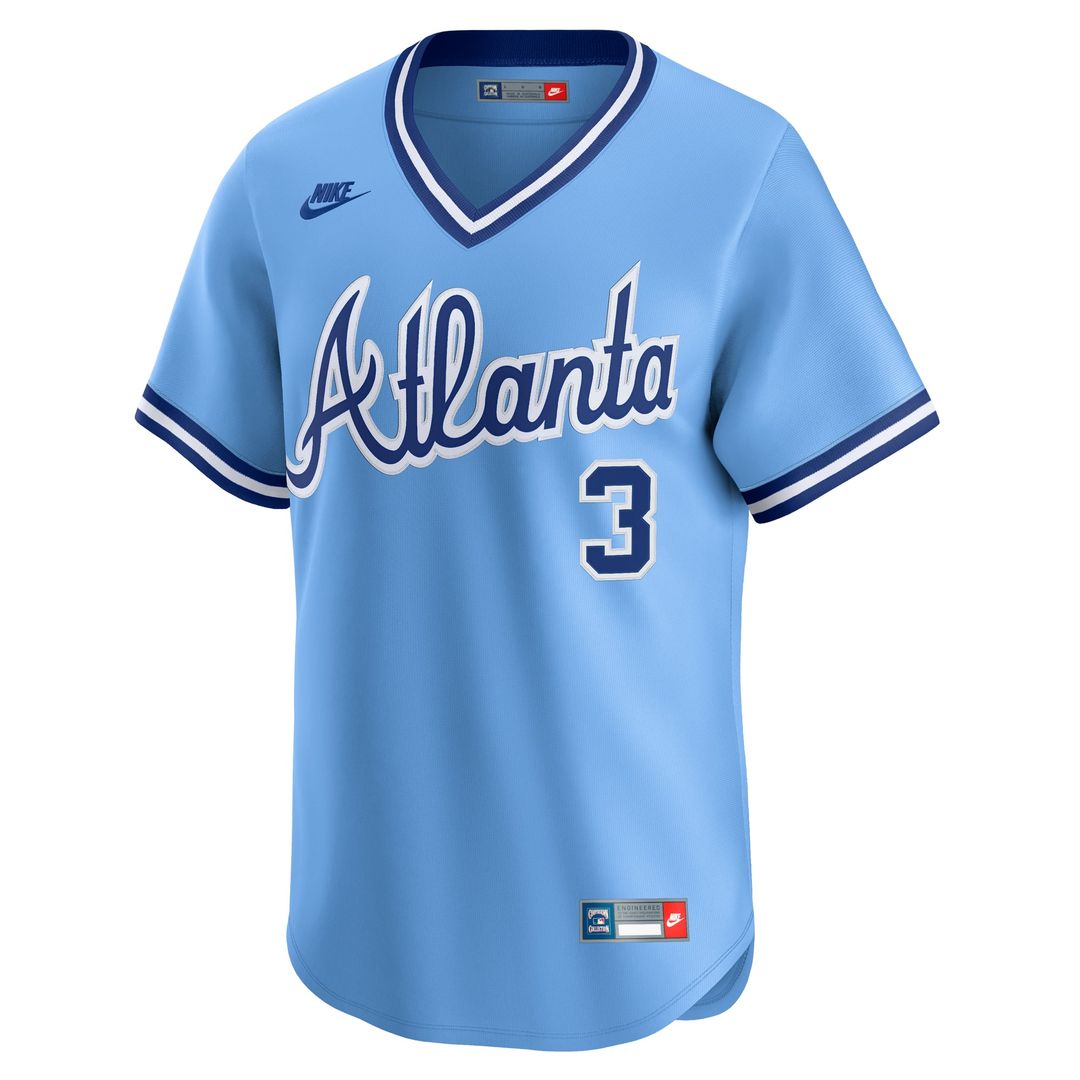 Atlanta Braves Dale Murphy Nike Light Blue Throwback Cooperstown Collection Limited Jersey product image 2, provided for