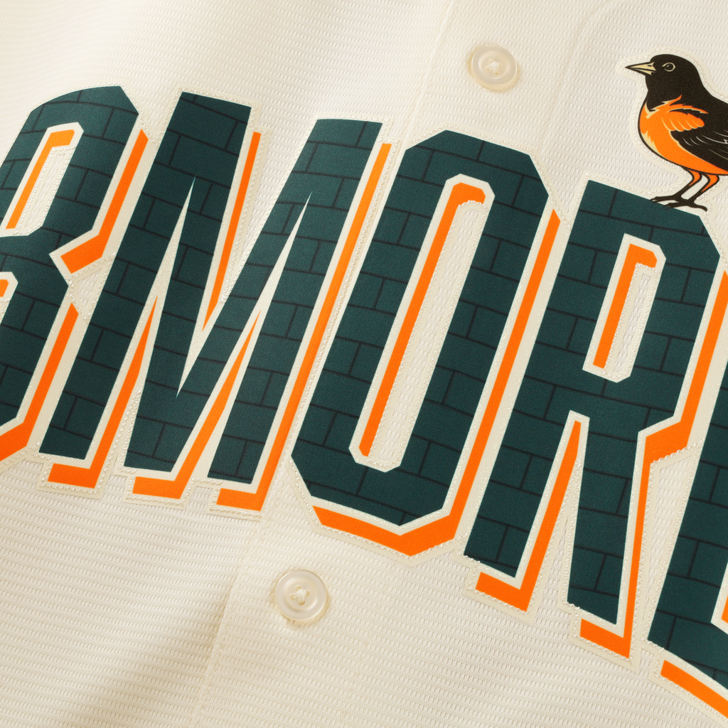 Baltimore Orioles Pete Alonso Nike Cream 2026 City Connect Stadium Jersey product image 5, provided for visual reference and