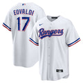 Texas Rangers Nathan Eovaldi Nike White Home Replica Player Jersey product image 1, provided for visual reference and