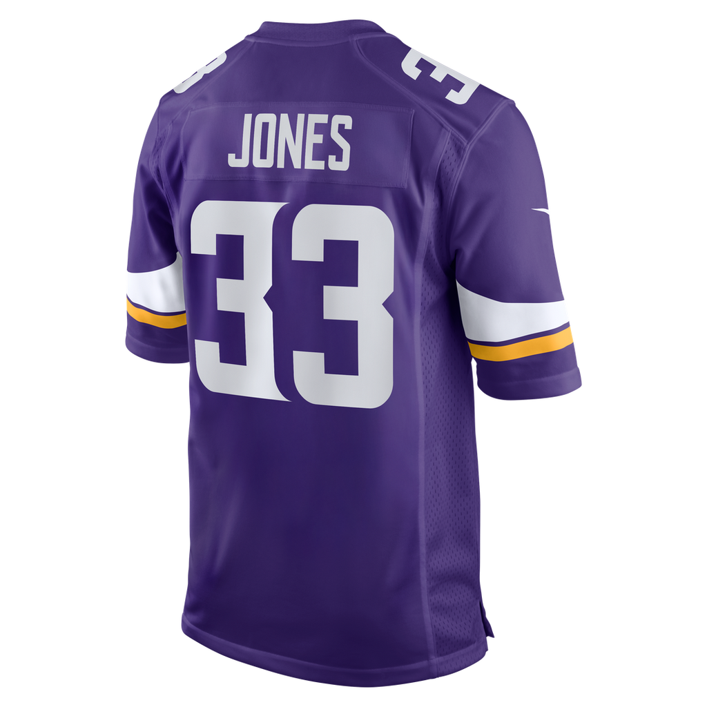 Minnesota Vikings Aaron Jones Nike Purple Game Player Jersey product image 3, provided for visual reference and product