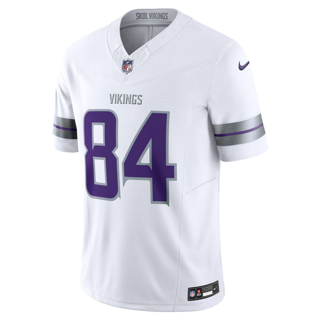 Minnesota Vikings Randy Moss Nike White Alternate Vapor F.U.S.E. Retired Player Limited Jersey product image 2, provided for