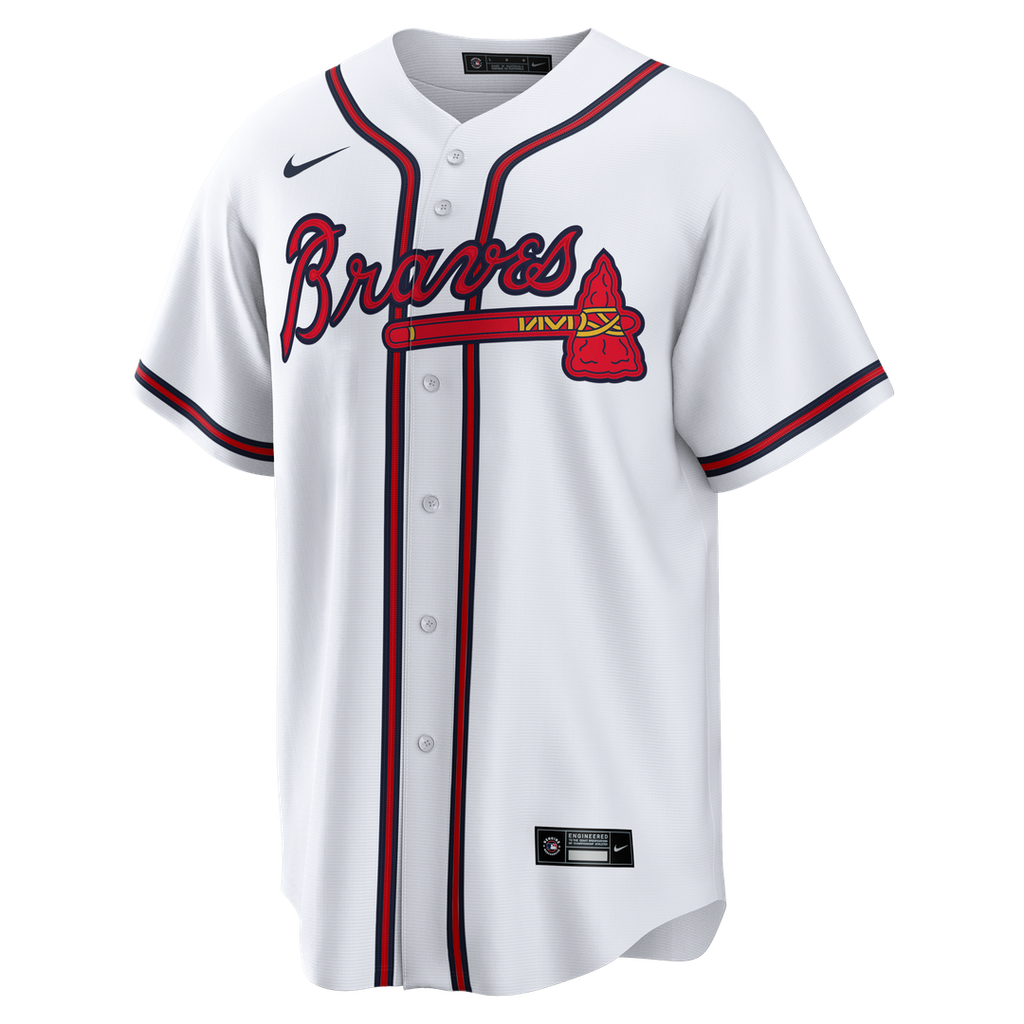 Atlanta Braves Greg Maddux Nike White Home Retired Player Replica Jersey product image 2, provided for visual reference and