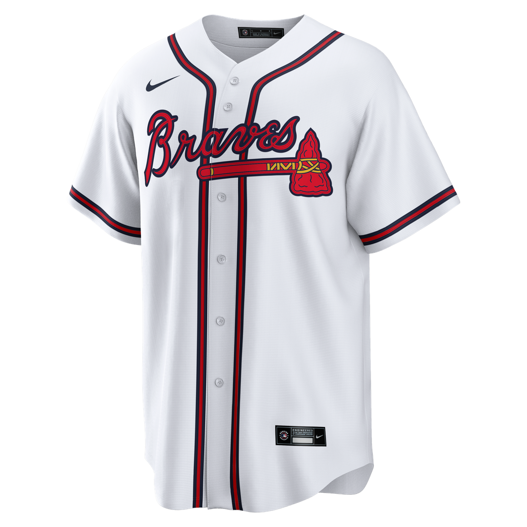 Atlanta Braves Greg Maddux Nike White Home Retired Player Replica Jersey product image 2, provided for visual reference and