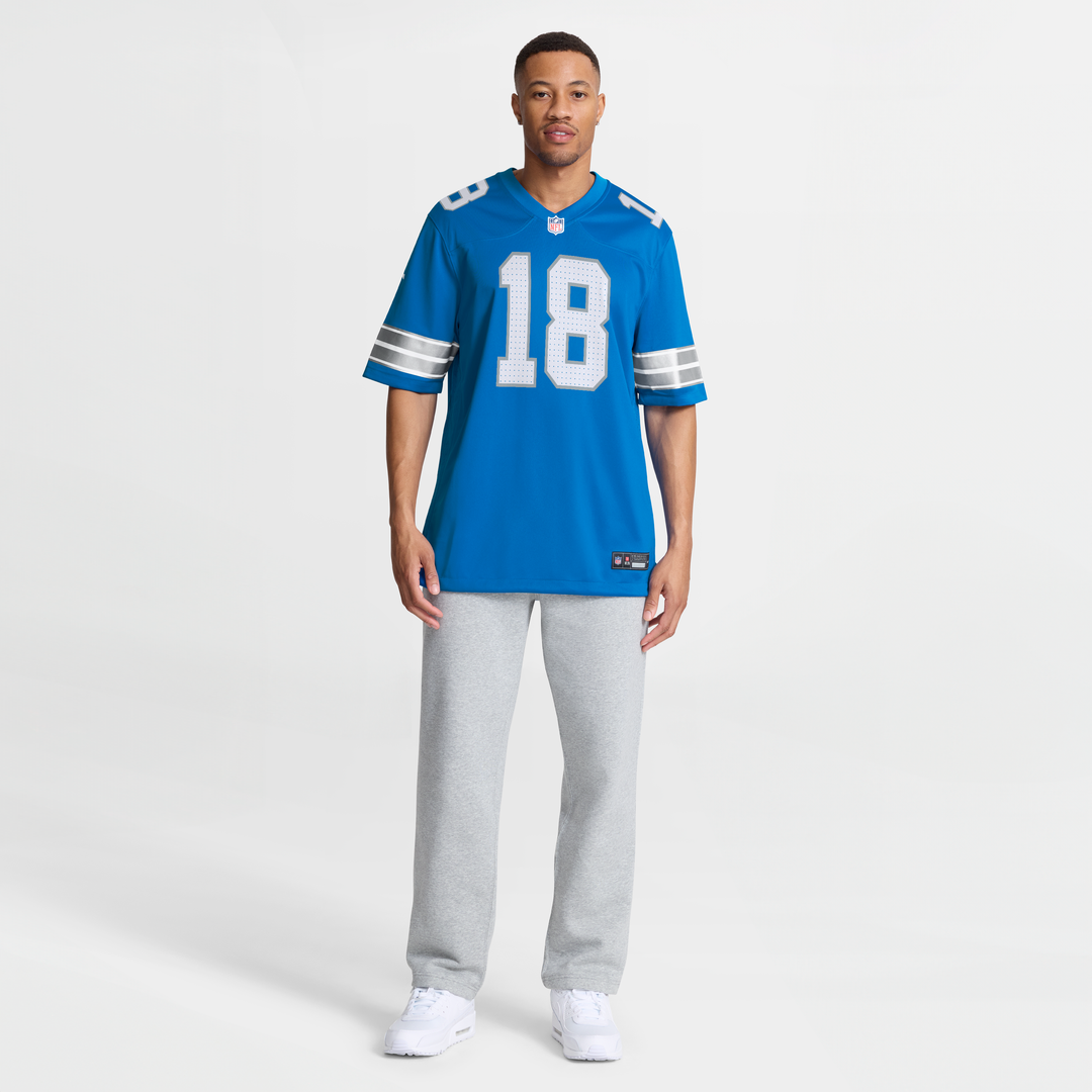 Detroit Lions Isaac TeSlaa Nike Black Alternate Game Player Jersey product image 19, provided for visual reference and