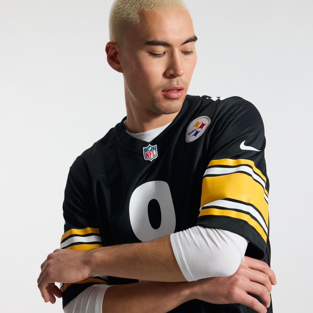 Pittsburgh Steelers Aaron Rodgers Nike White Game Jersey product image 16, provided for visual reference and product detail