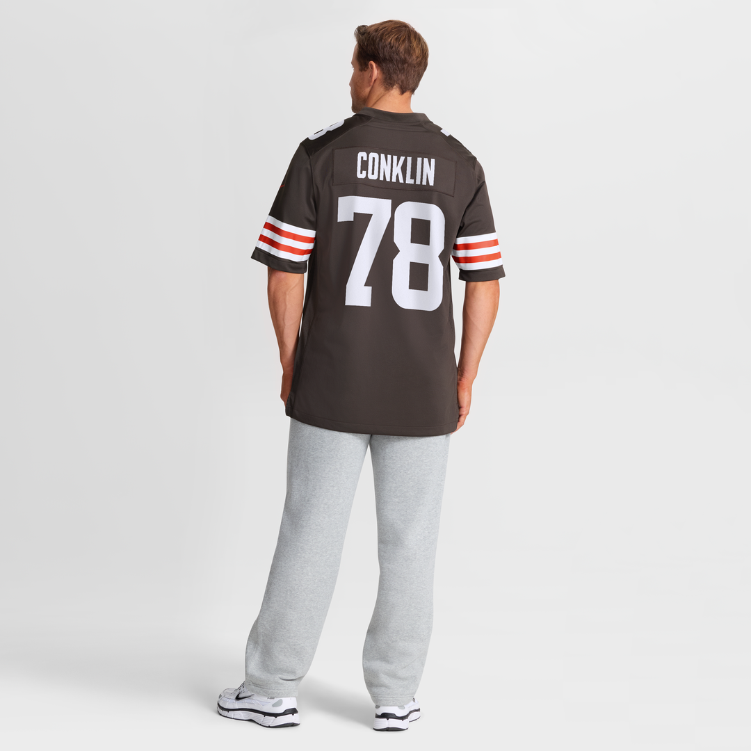 Cleveland Browns Jack Conklin Nike Brown Team Game Jersey product image 5, provided for visual reference and product detail