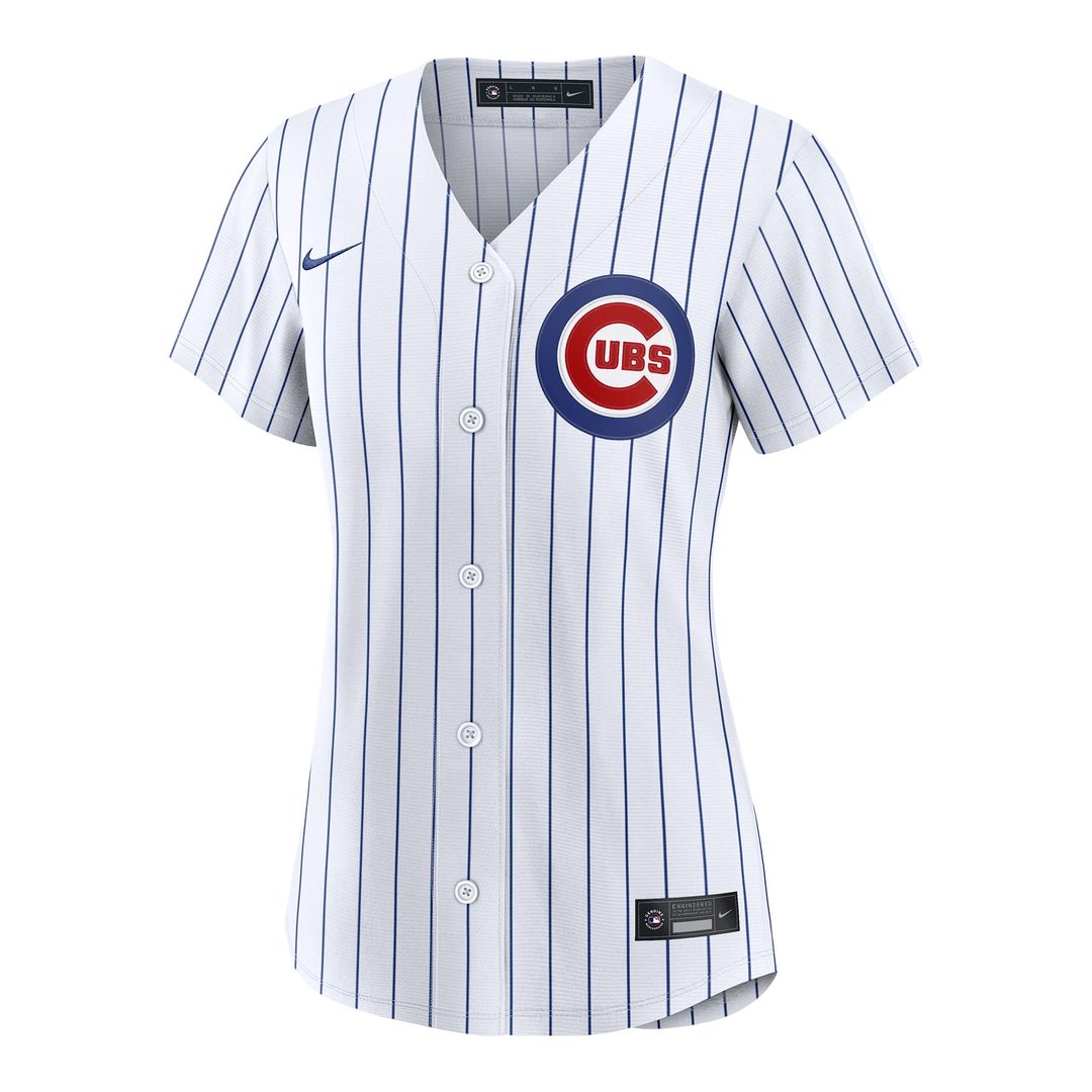 Chicago Cubs Moisés Ballesteros Nike White Home Replica Jersey for Women product image 2, provided for visual reference and