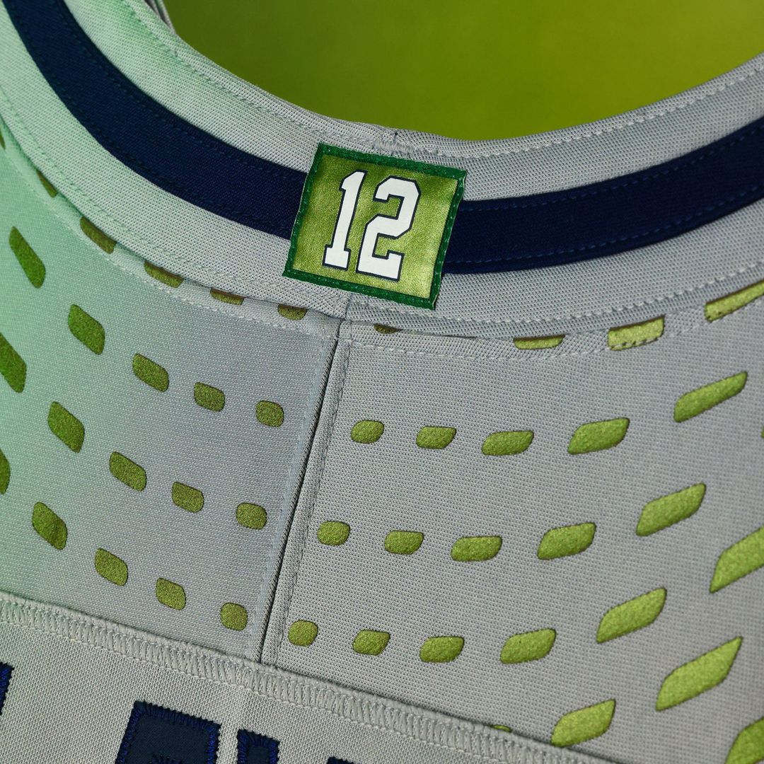 Seattle Seahawks Jaxon Smith-Njigba Nike Gray Rivalries Collection Stitched Limited Jersey product image 6, provided for