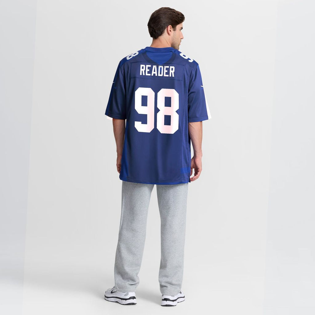 New York Giants D.J. Reader Nike Royal Game Jersey product image 5, provided for visual reference and product detail review