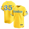 Boston Red Sox Garrett Crochet Nike Gold Alternate Limited Jersey product image 1, provided for visual reference and product