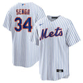 New York Mets Kodai Senga Nike White/Royal Home Replica Player Jersey product image 1, provided for visual reference and
