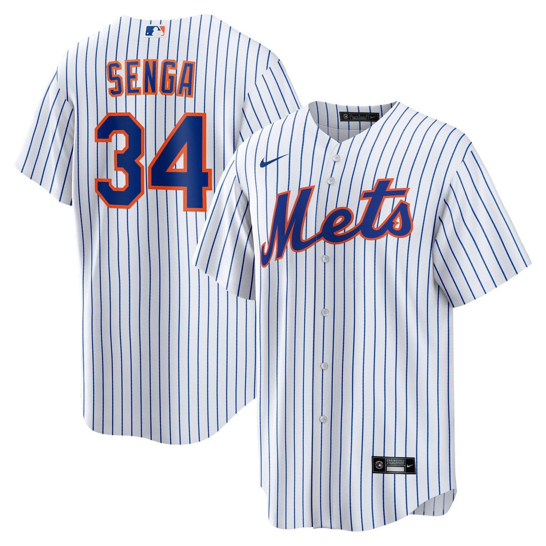 New York Mets Kodai Senga Nike White/Royal Home Replica Player Jersey product image 1, provided for visual reference and