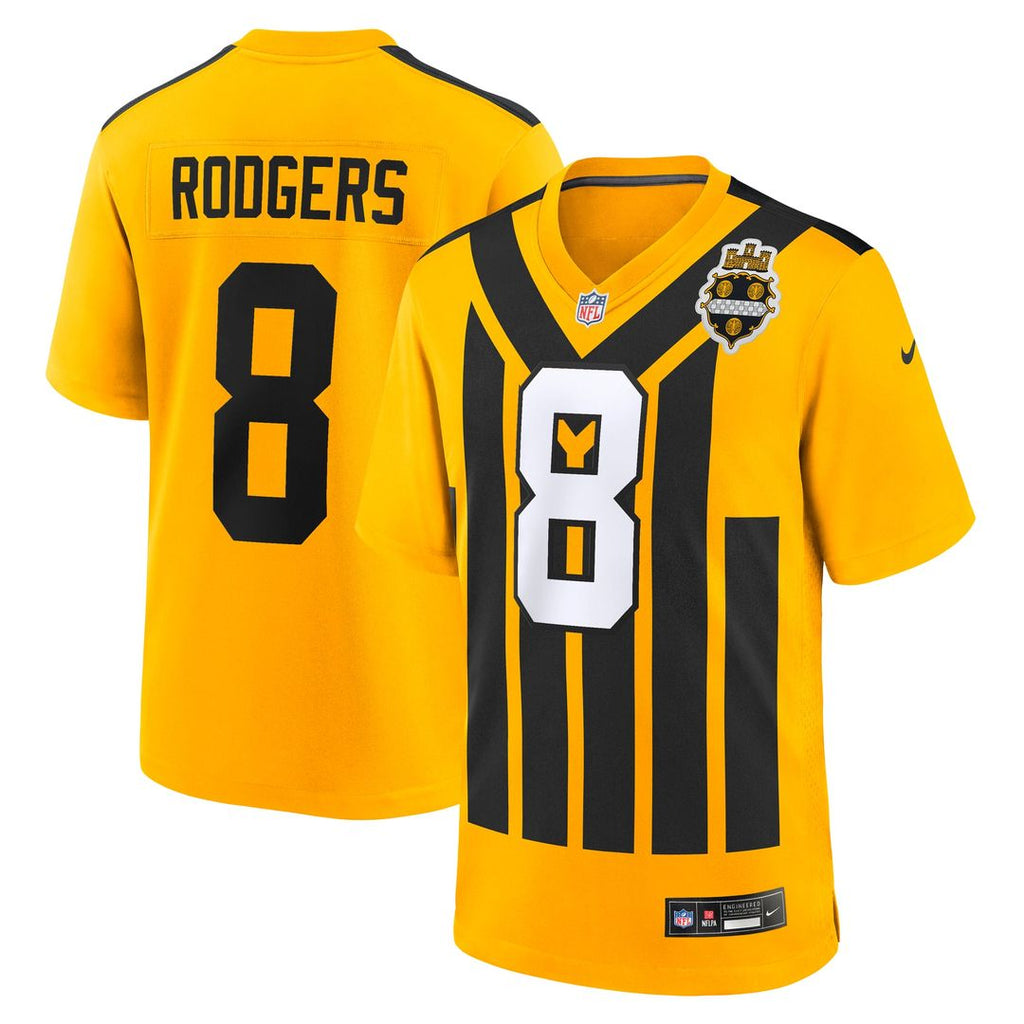 Pittsburgh Steelers Aaron Rodgers Nike White Game Jersey product image 20, provided for visual reference and product detail