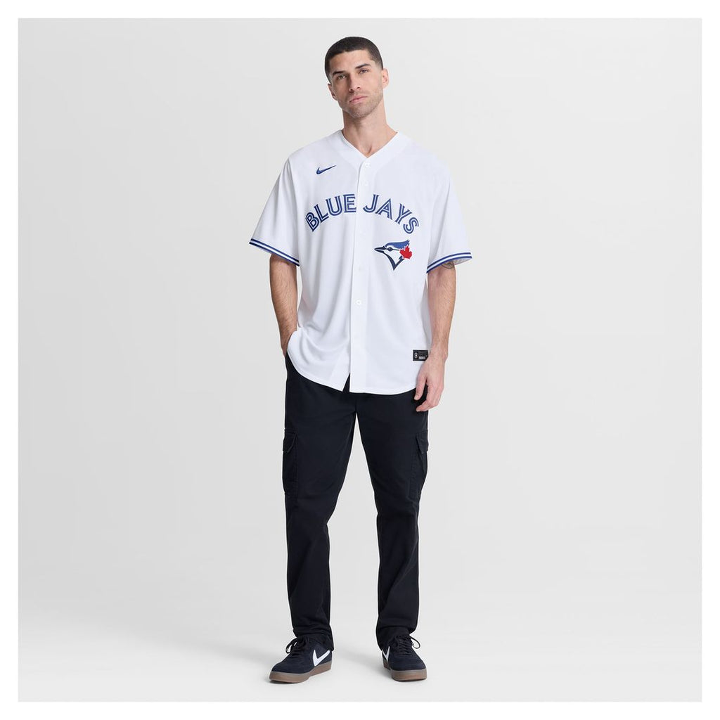 Toronto Blue Jays Andrés Giménez Nike White Home Replica Jersey product image 4, provided for visual reference and product