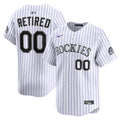 Colorado Rockies Nike White Home Limited Pick-A-Player Retired Roster Jersey product image 1, provided for visual reference
