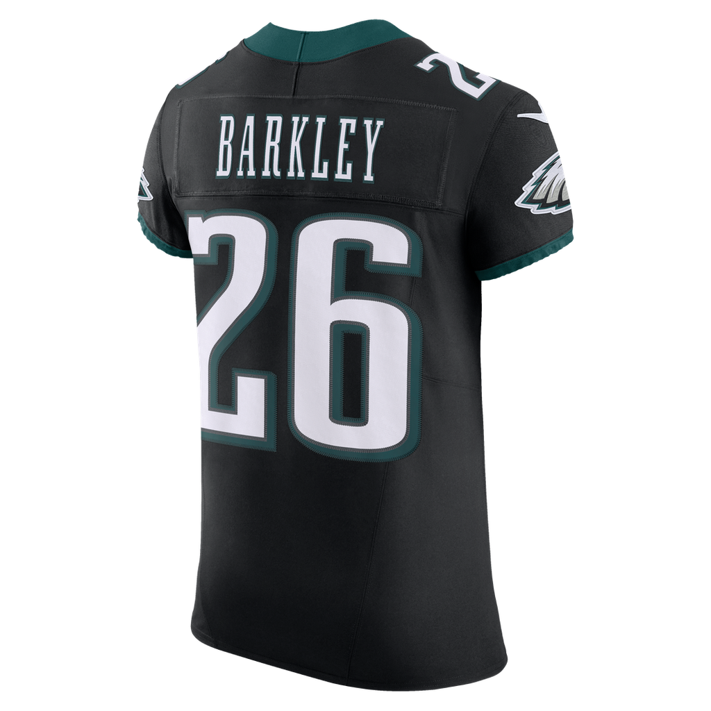Philadelphia Eagles Saquon Barkley Nike Black Alternate Vapor F.U.S.E. Elite Jersey product image 7, provided for visual