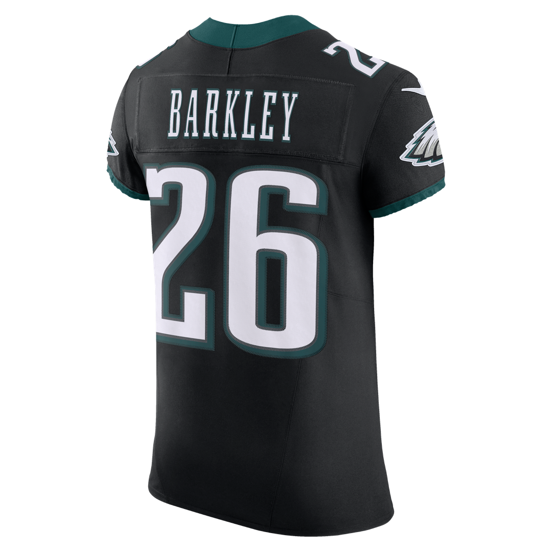 Philadelphia Eagles Saquon Barkley Nike Black Alternate Vapor F.U.S.E. Elite Jersey product image 7, provided for visual
