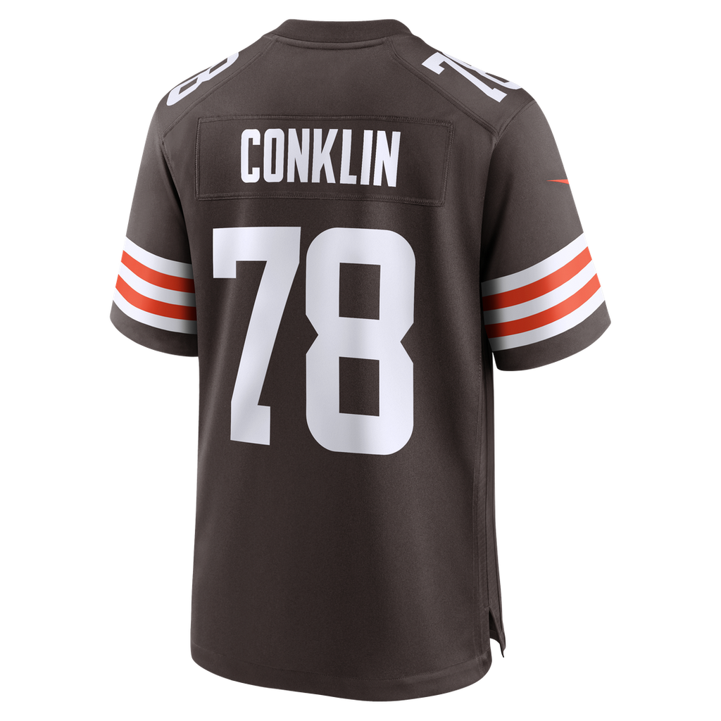 Cleveland Browns Jack Conklin Nike Brown Team Game Jersey product image 3, provided for visual reference and product detail